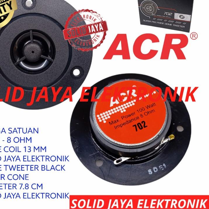 ✺ TWITTER ACR 702 MAGNET SUPER POLYMIDE DOME TWEETER ACR HIGH HI TWEETER TWETER TWITER TWITTER ACR 1