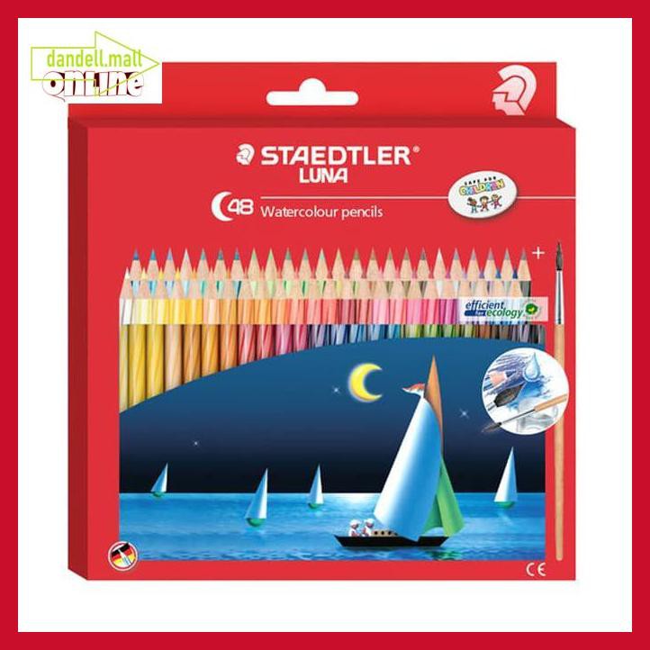 

U8Tyrt67- Staedtler Luna Watercolour Pensil 137 C48 E3Yrf797-
