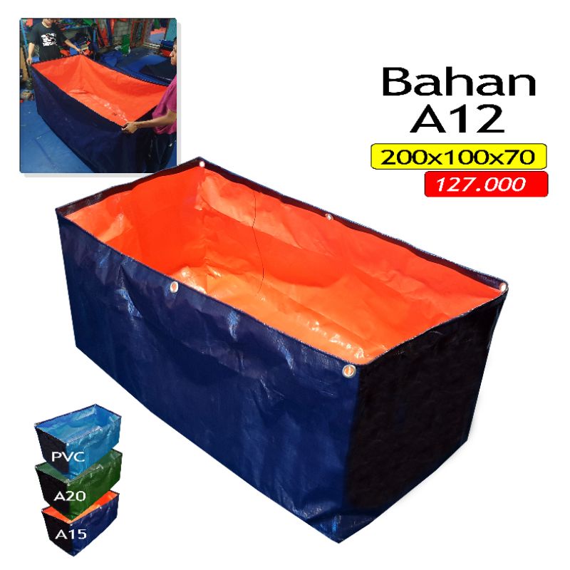 Kolam Terpal A12 200x100x70