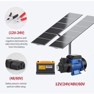 Jual Pompa dorong solar panel surya pompa DC 12v 24v booster pump mesin ...