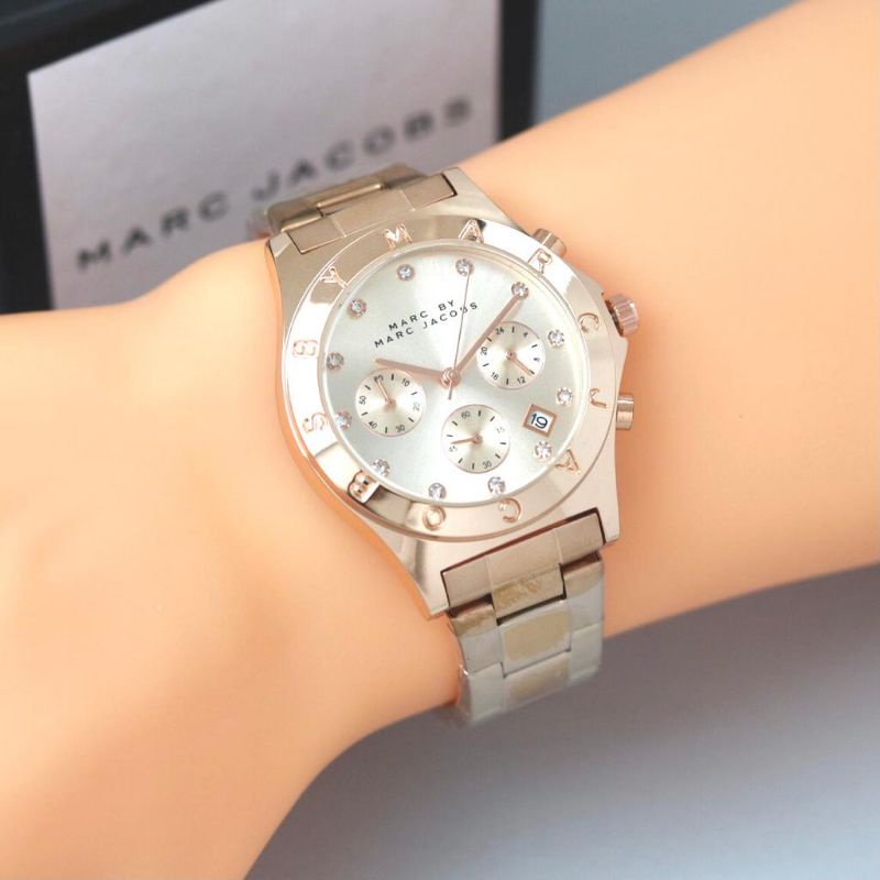 Jam Tangan Marc.J Stainliss Steel Jam Tangan Analog Pria Wanita