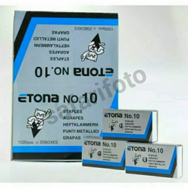

isi staples ETONA no.10 (ukuran standar)