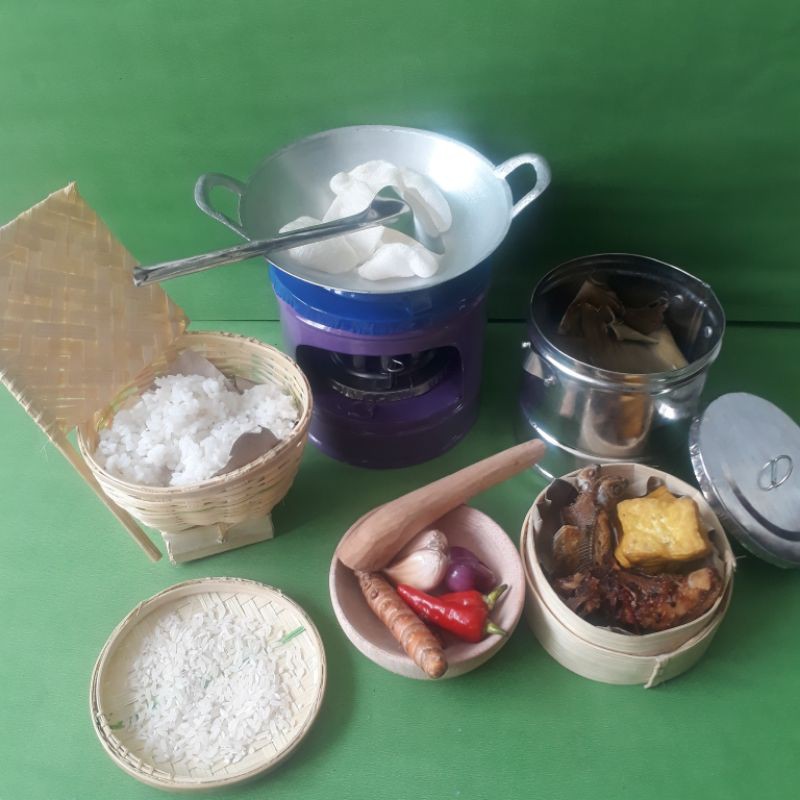 Set Mainan Masak Masakan Anak Paket Dapur Nenek