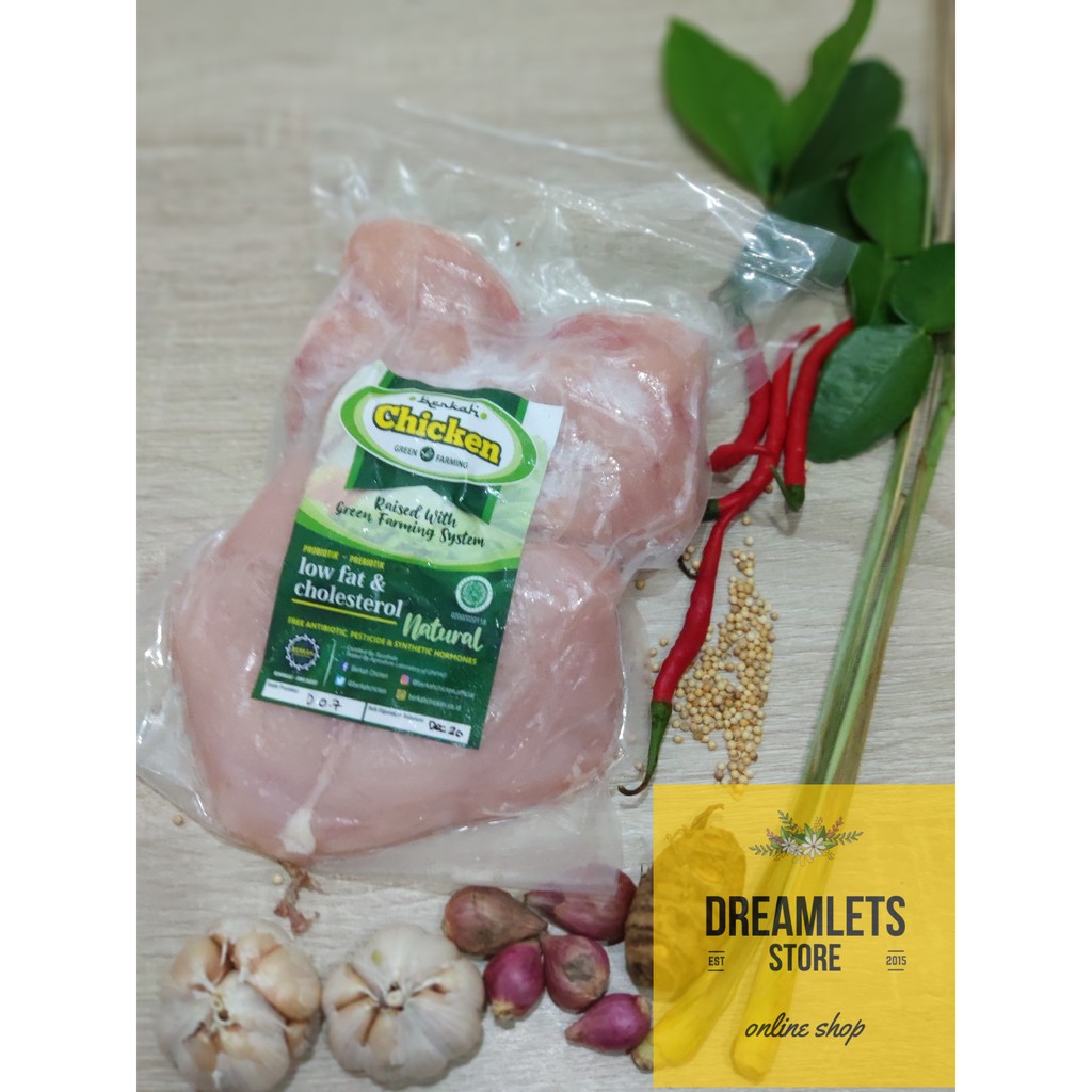 

fillet dada ayam / Halal / filet / organik / beku / frozen / berkah chicken