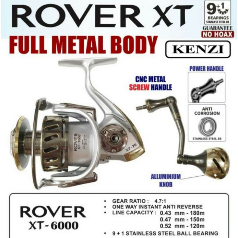 REEL SPINNING KENZI ROVER XT 6000 SUPER KUAT