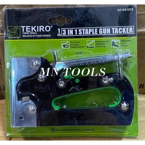 

TEKIRO Staples Gun Tacker 3 in 1 - 6 - 14 mm Staple Jok Tembak Hekter