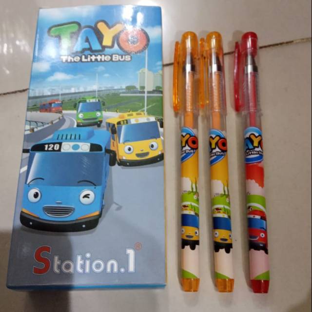 

Pulpen Station. 1 Gel Ink Pen per pack (isi 12pcs)