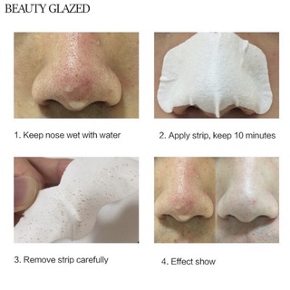 BEAUTY GLAZED Nose Pore Pack Masker Komedo REDUCE EXCESS OIL BG003