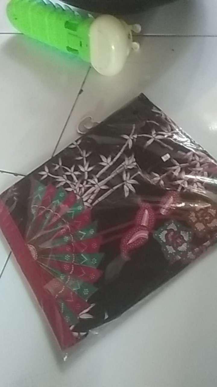 Batik Keluarga - Sania Ruffle Batik Couple Ori Ndoro Jowi Dnt Garansi Termurah Shopee - Kipas