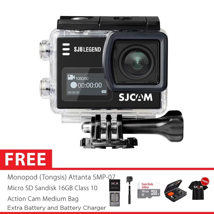 SJCAM SJ6 Legend 4K 16MP Action Kamera Master 16GB