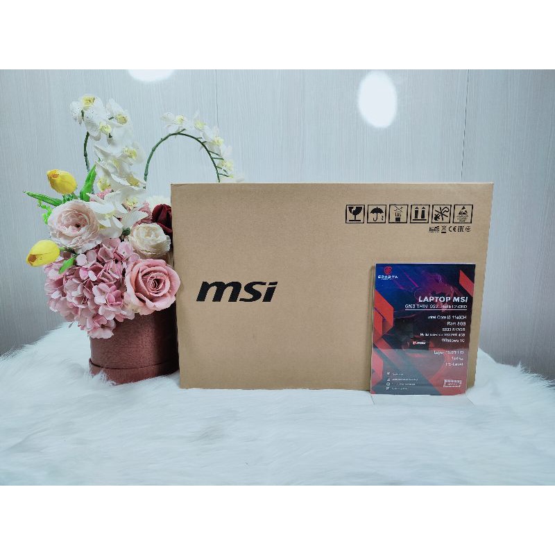 Laptop MSI GF63 THIN 9S7 16R612 080 Core i5 Gen 11 Ram 8 GB SSD 512 GB Nvidia GeForce GTX1650 4 GB Win 10 New