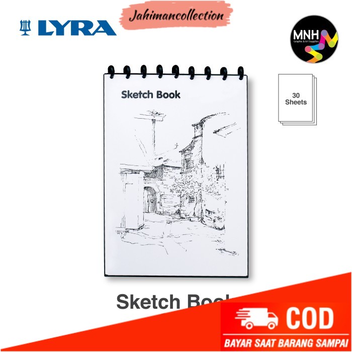 

✨ BISA COD ✨ Lyra Sketch Book 30 Pages A3