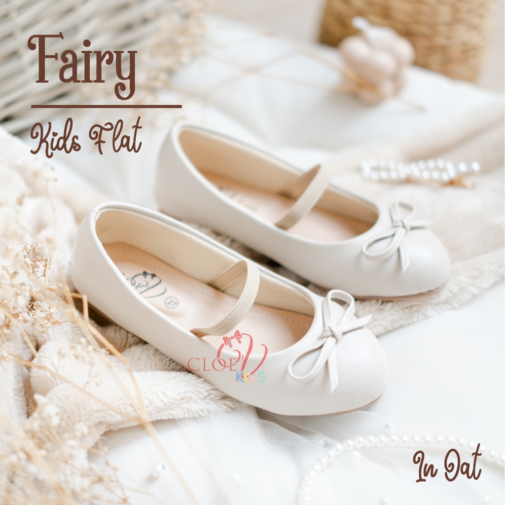 CLOEVKIDS - Fairy Flatshoes size 22-35 Flatshoes Sepatu Pesta Ballet Anak Perempuan Ballerina Korean Style Lucu