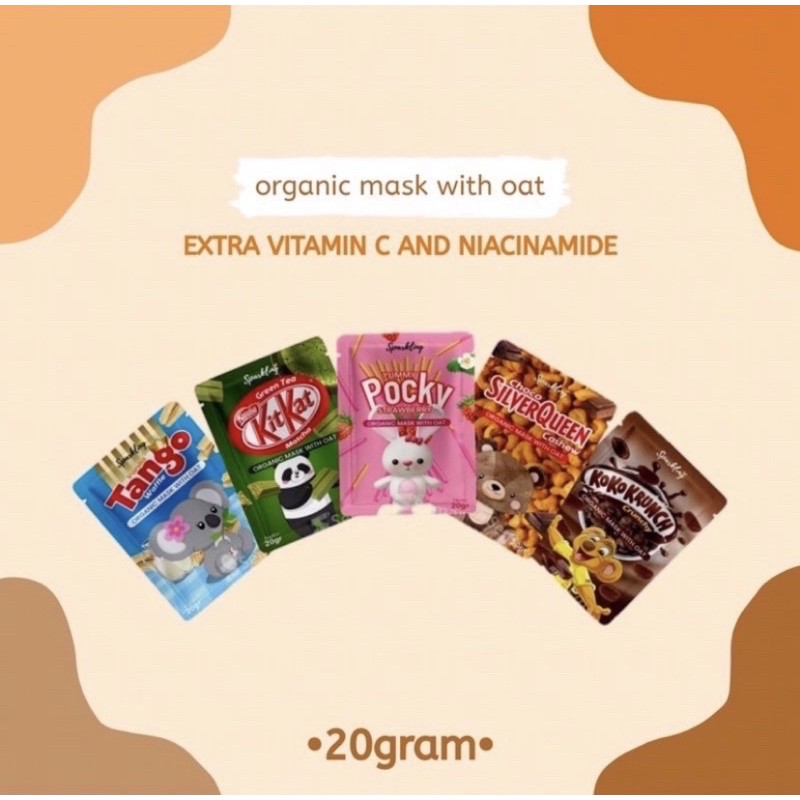 (READY) WASH OFF MASK by SPARKLING / MASKER SPARKLING QUEEN