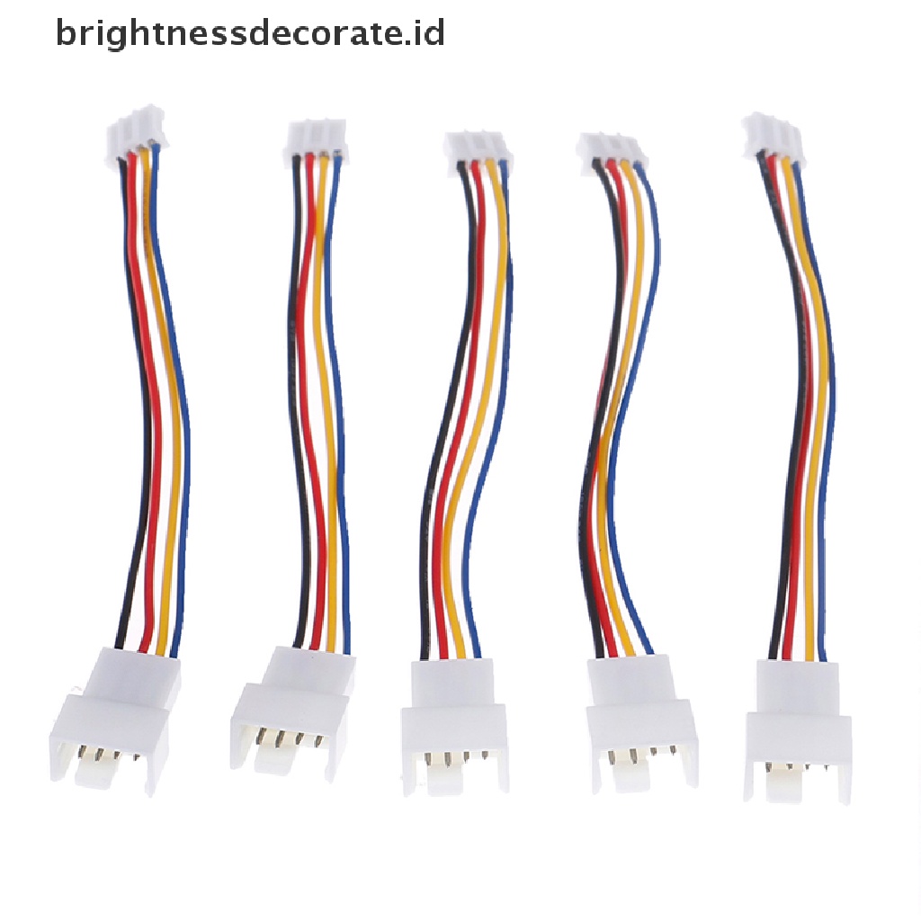 2pcs Kabel Extension Kipas Pwm 4 Pin Ke 3pin 4pin Universal