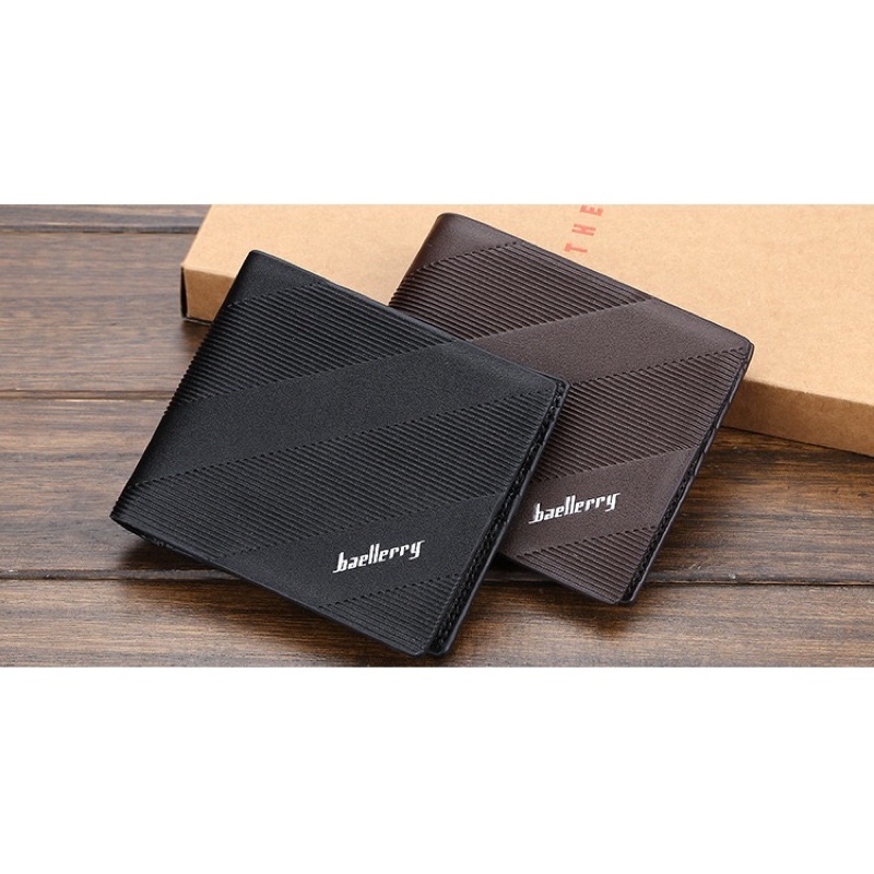 Dompet Pendek Kulit Dompet Lipat Pria Baellerry D3020