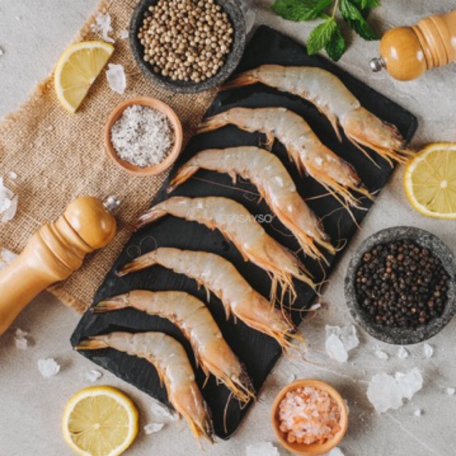 Udang Jerbung Laut 1 kg - Export Quality