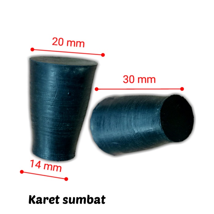 karet sumbat botol 14mm karet stoper botol
