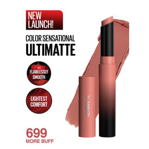 ☘️Yuri Kosmetik☘️ Maybelline Ultimatte Color Sensational Slim Lipstick /Lipstick x ITZY Color Sensational Favorite New Product