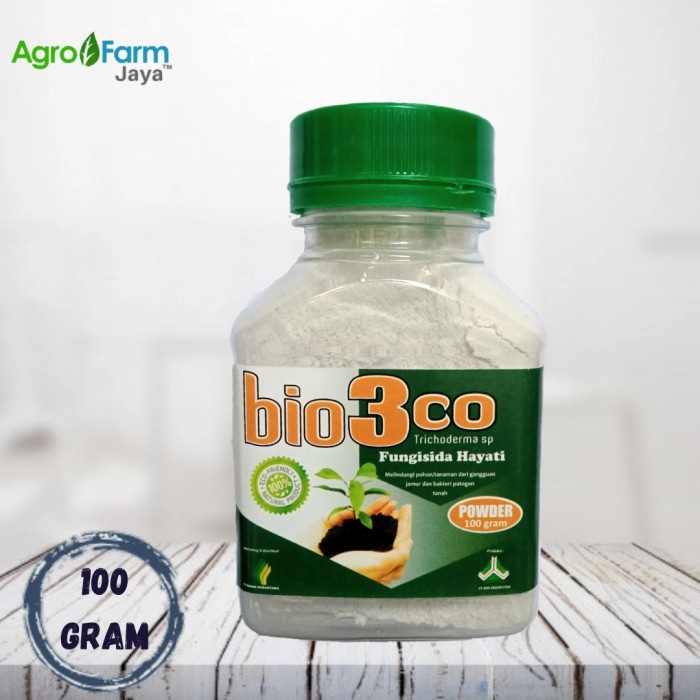 

TERMURAH BIO3CO FUNGISIDA HAYATI TRICHODERMA SP 100 GRAM