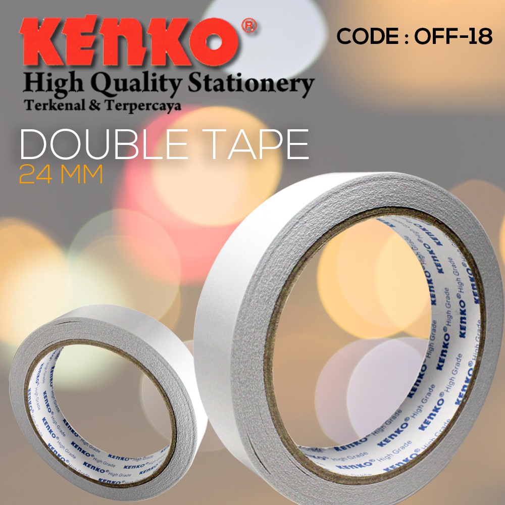 Double Tape Kenko - Lakban - Sedang - OFF-18