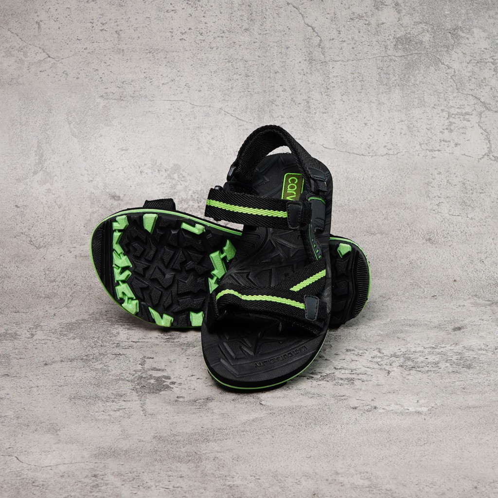 SANDAL GUNUNG CARVIL AVENGER - GM TERBARU WARNA BLACK NEON GREEN/BLACK RED / BROWN ORANGE