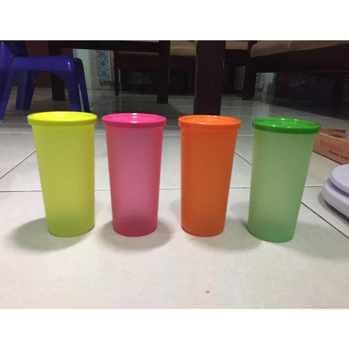 Tupperware mini tumbler (4) / botol minum kecil set isi 4