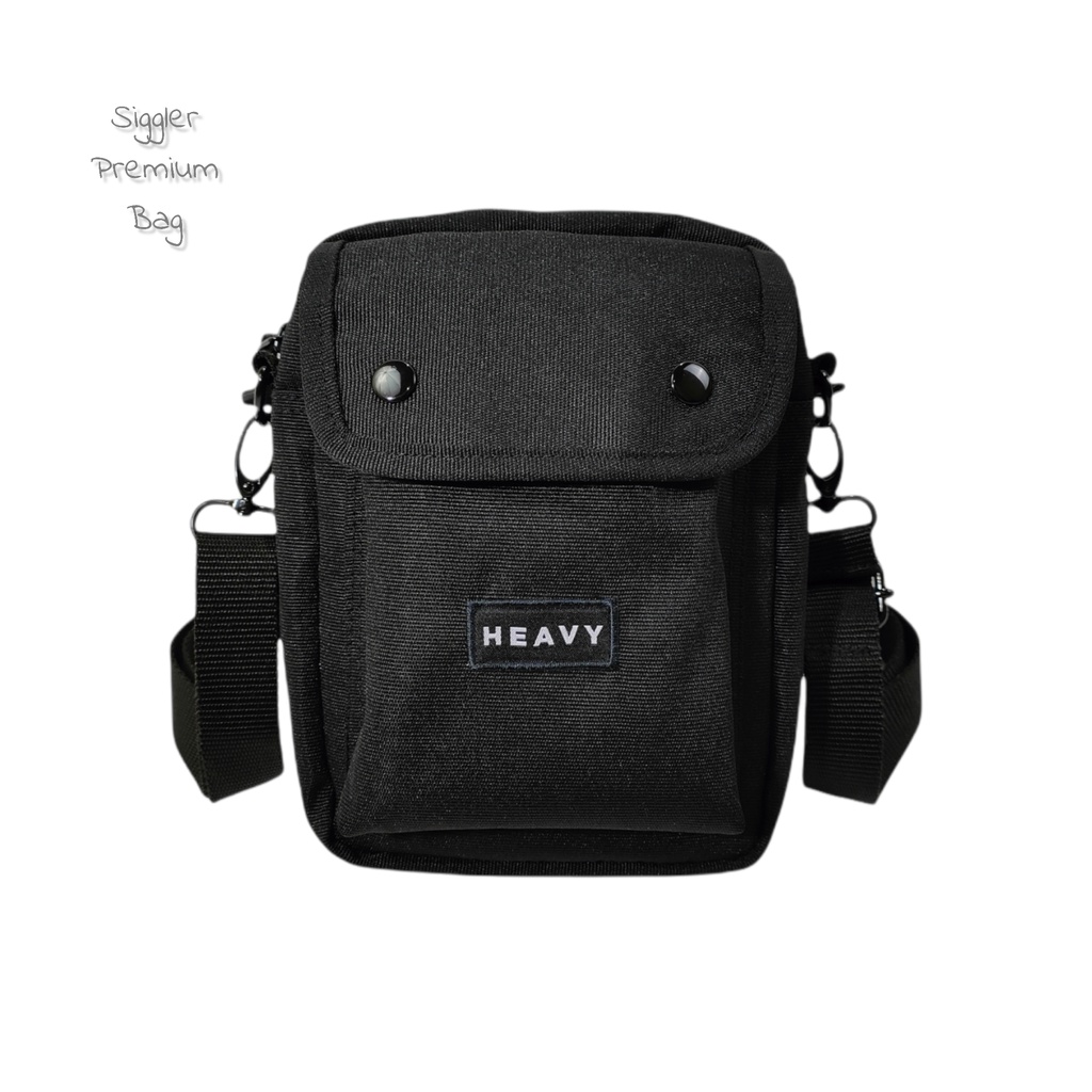 Heavy Sling bag Siggler Kanfas Premium Pouch - Tas Selempang Pria - Shoulder Bag