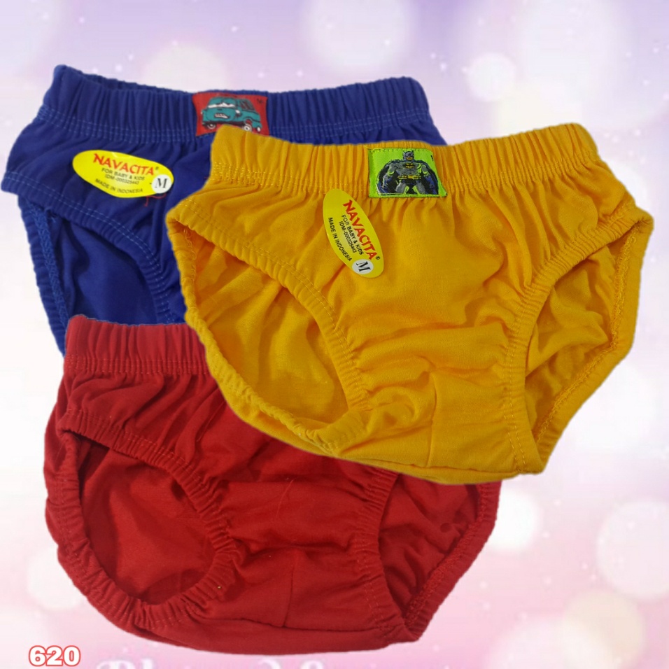 K620 - (Harga 1Pcs) CELANA DALAM ANAK PAKAIAN DALAM ANAK COWOK SIZE (S sampai L)