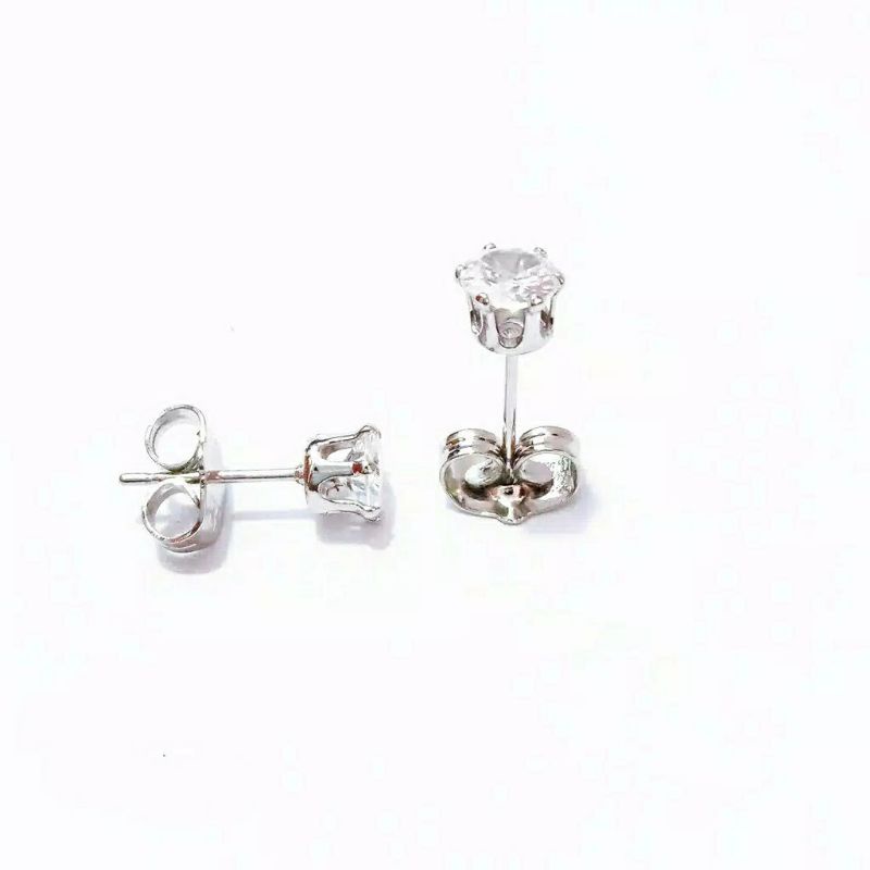 Anting Titanium  Tusuk Mata 1 Perhiasan Lapis Emas Jewelry 104M/R