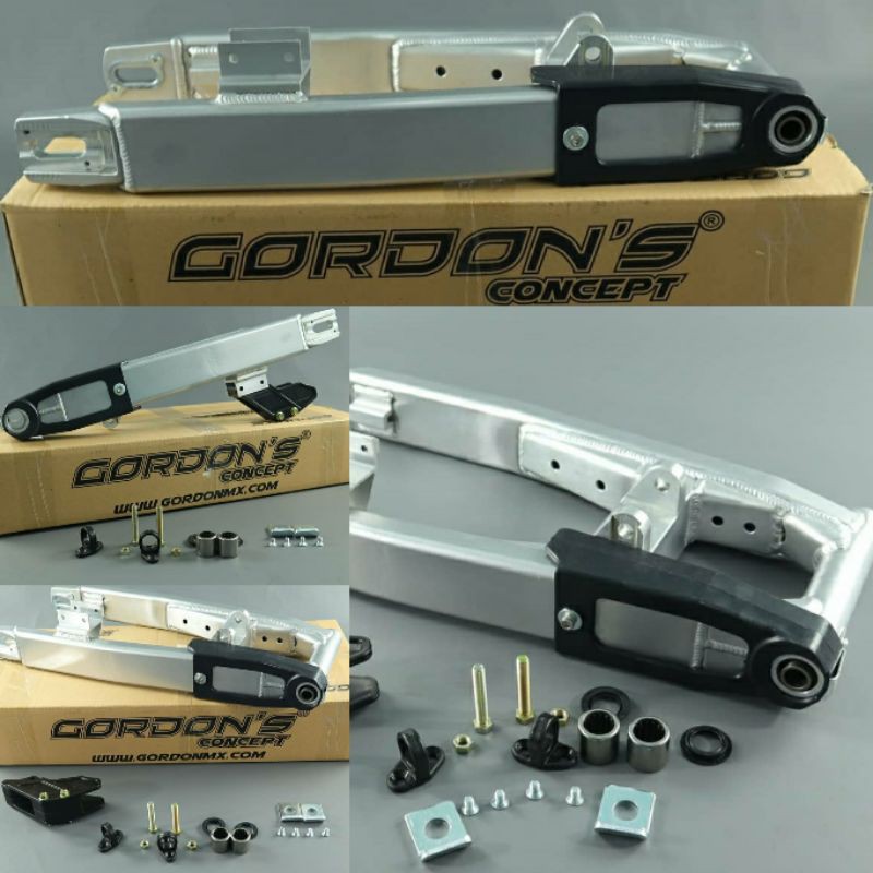 SWING ARM GORDON ORIGINAL KAWASAKI KLX 150 DAN HONDA CRF 150L. AREM MOTOCROSS GRASSTRACK SUPERMOTO