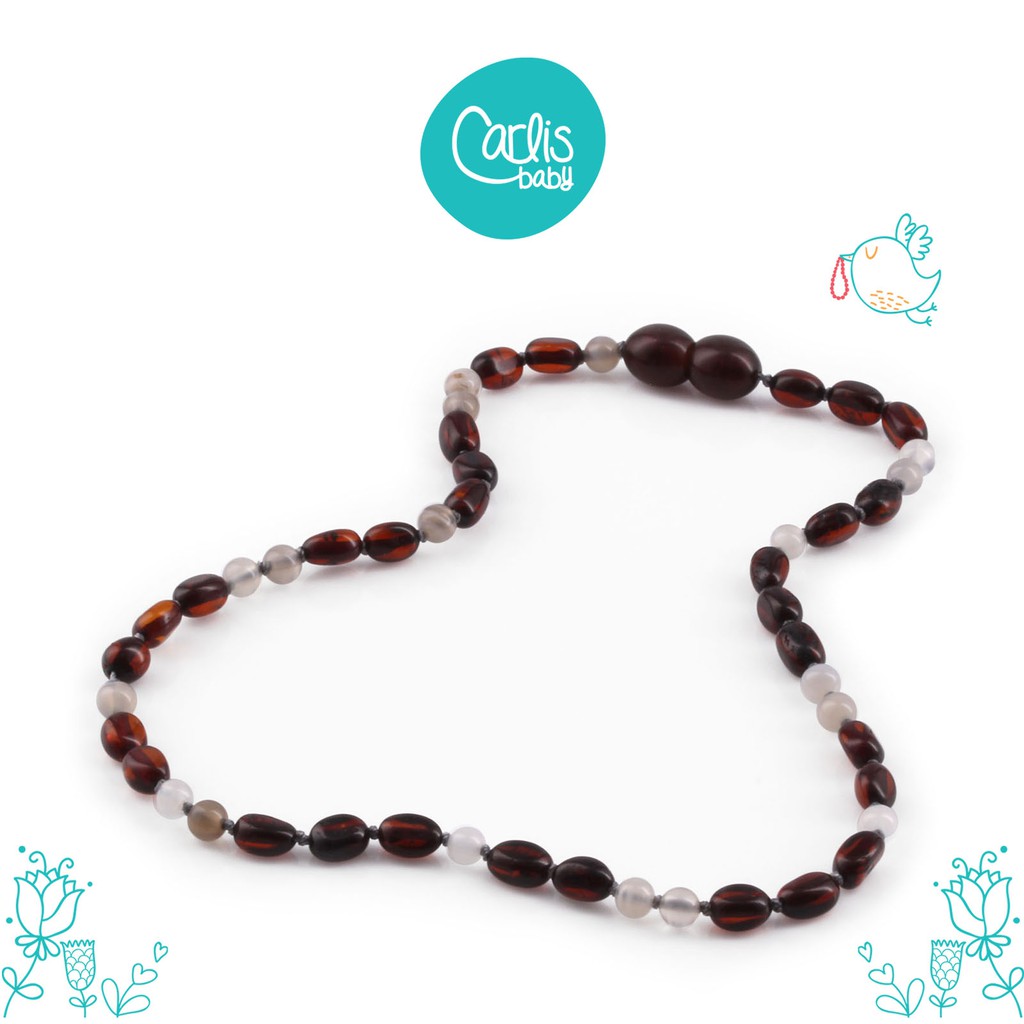 AGL43 Kalung Amber Tumbuh Gigi Bayi By Carlis Baby