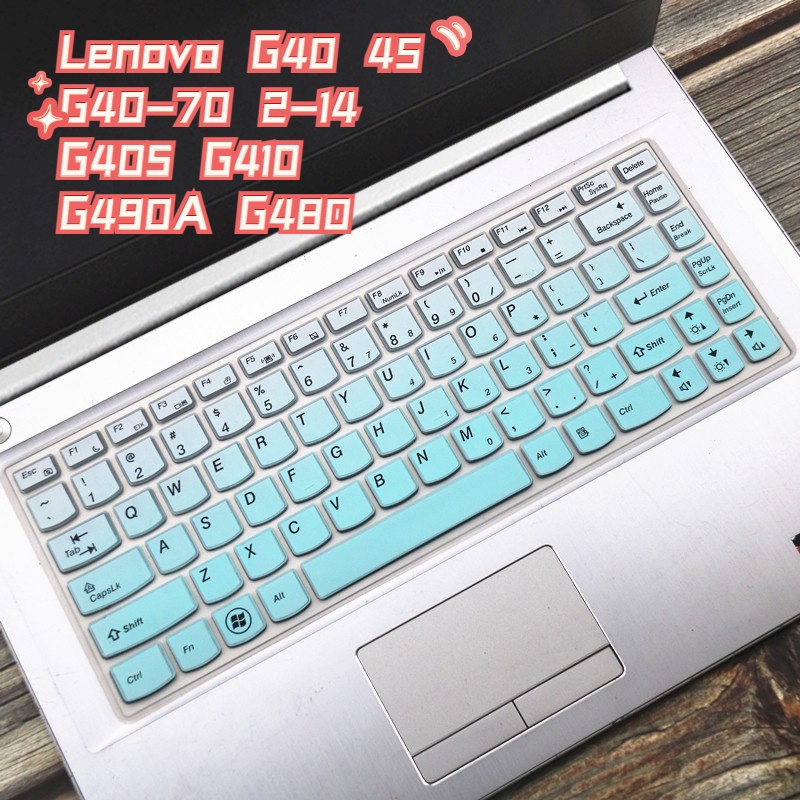 Cover Pelindung Keyboard Bahan Silikon Ukuran 14 Inch Untuk Lenovo G40 45 G40-70 2-14 G405 G410 G490A G480