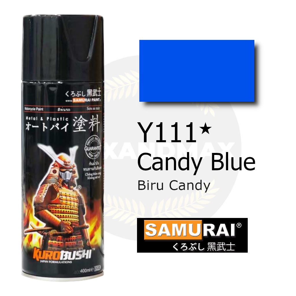 Samurai Paint Y111 Candy Blue 400 ml - Cat Semprot