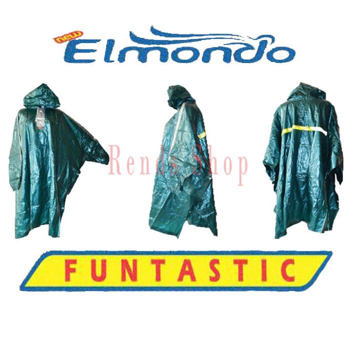 Jas hujan Elmondo Poncho Lengan Funtastic 703