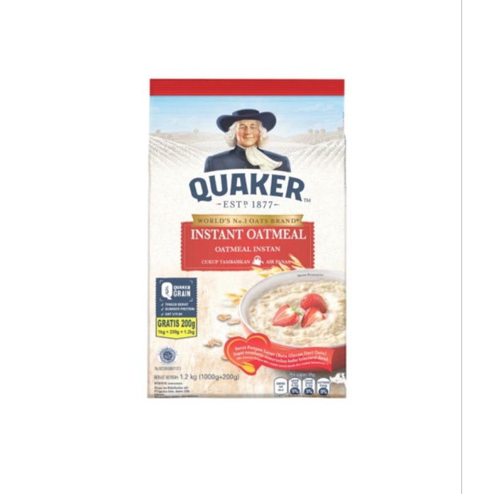 

QUAKER INSTAN OATMEAL 1200 GR
