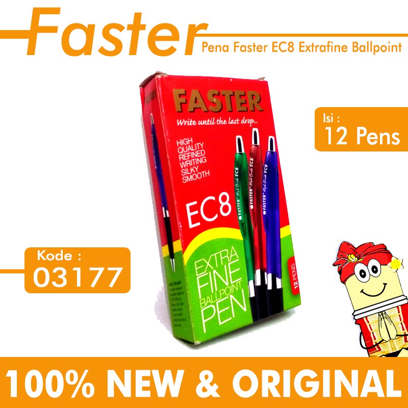 

Pena Faster EC8 Extrafine Ballpoint