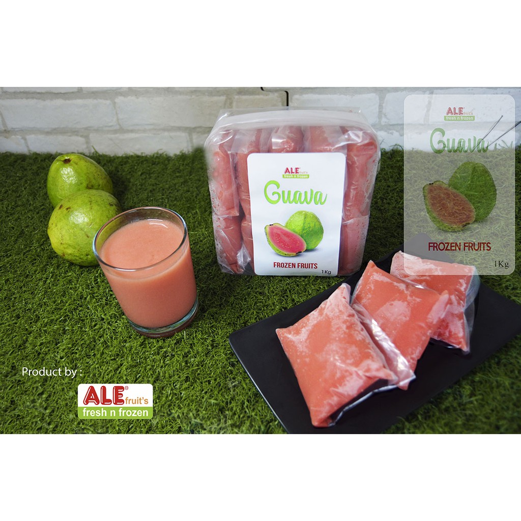 

Guava Frozen Fruits - Buah beku jambu merah