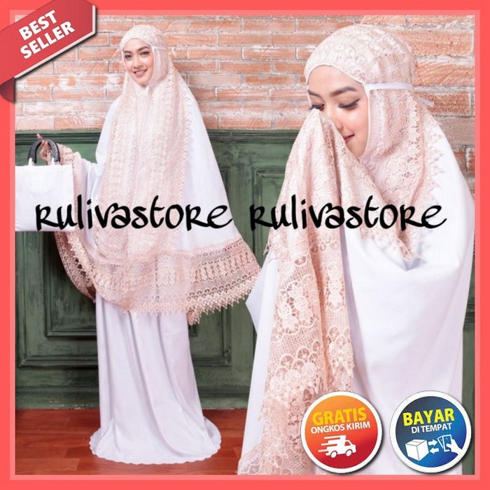 Mukena Dewasa Motif Bunga Shabby Renda Lebar Jumbo Free Ta Mukenah Dewasa Terbaru Rukuh Adem Kekinia