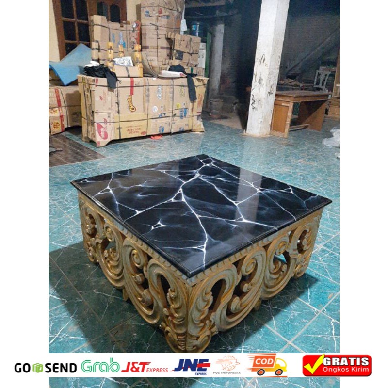 meja tamu / meja syahrini / meja marmer / meja kotak / meja hias