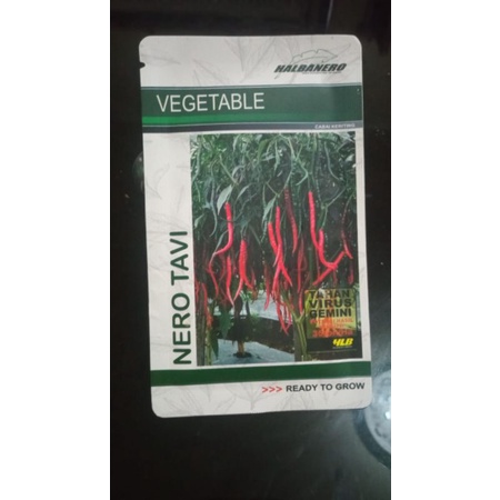 benih cabe keriting Nero Tavi 10 gram halbanero