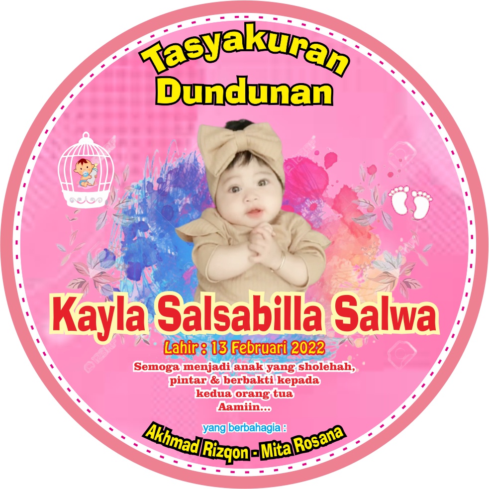 

sticker dundunan, tedhak siten, murah berkualitas