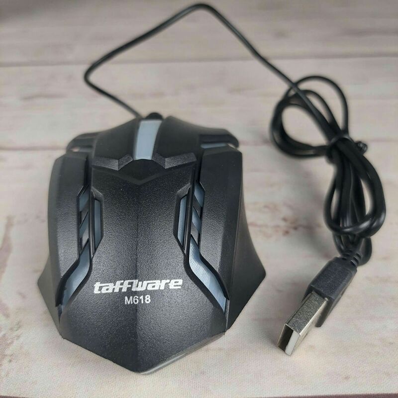 Mouse Gaming LED RGB 1000 DPI TaffWare - M618