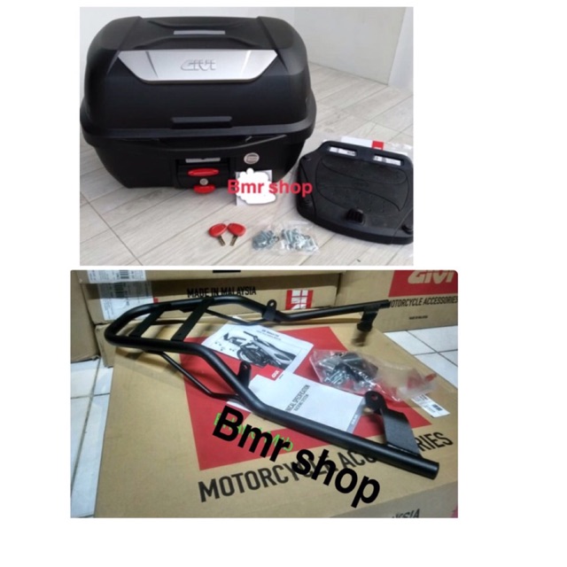 Paketan box givi e43 ntl e43 ntl dan bracket box givi nmax breket box givi nmax