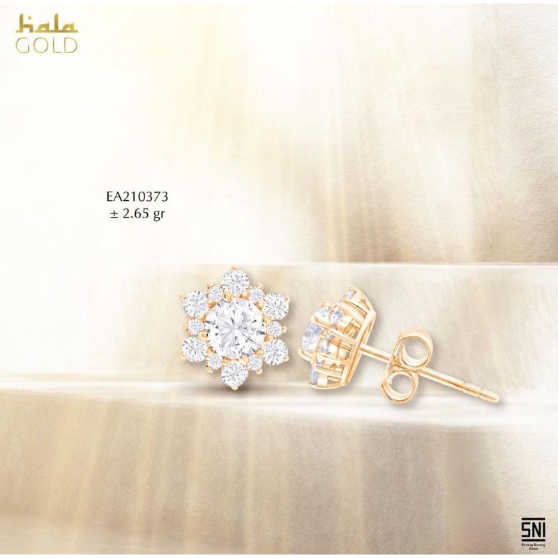 Anting Hala Gold - Mentari Collection 18K