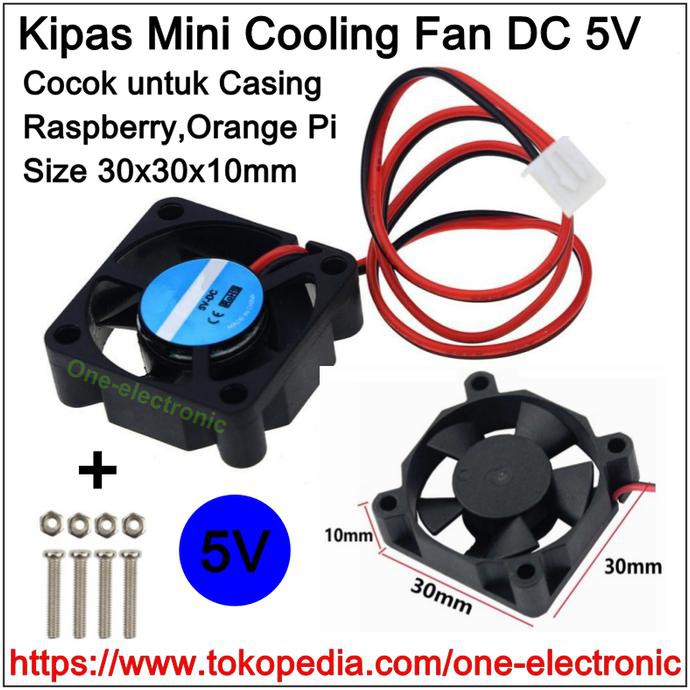 Jual Jual Cooling Fan Kipas Mini Dc V Brushless Raspberry Pi Orange Pi