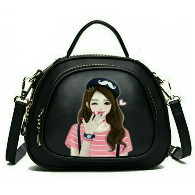 dem_sare / DS1059 INSTAGIRL - TAS SELEMPANG TAS PRINTING MODEL LUCU TAS SELEMPANG CASUAL