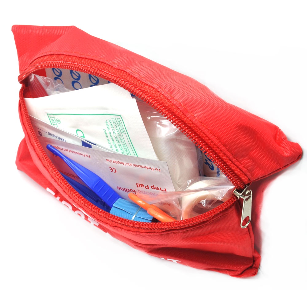 Set P3K First Aid Kit 13Pcs Murah - Merah