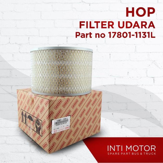 Termurah Sparepart Mobil Bus Truk Aksesoris mobil HOP - FILTER UDARA DUTRO - 178011131L - HINO DUTRO