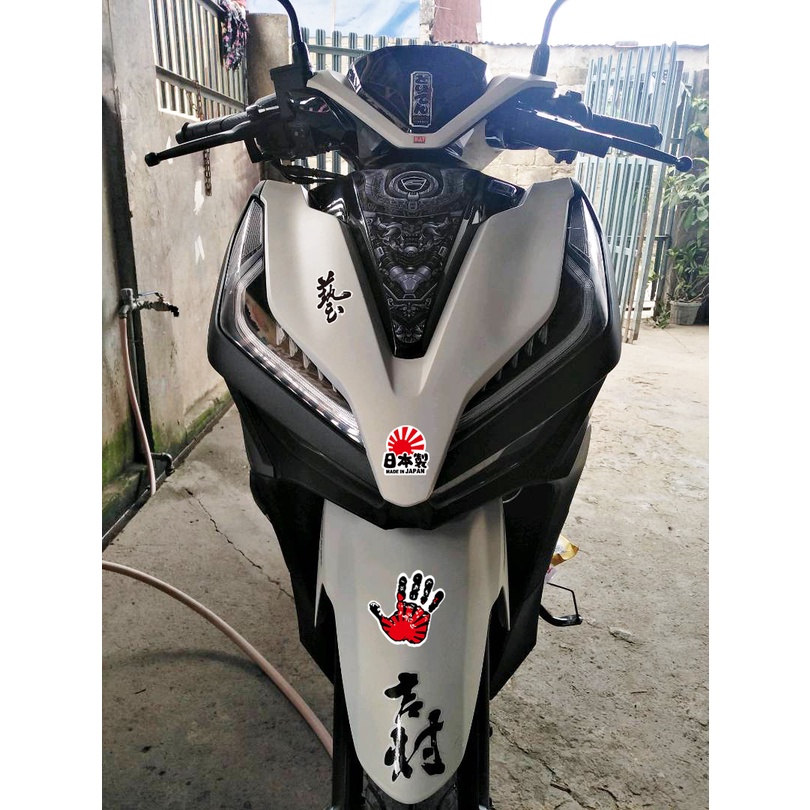 JDM Stiker Sepeda Motor Yoshimura Stiker Helm Reflektif Osaka Stiker Gaya Jepang